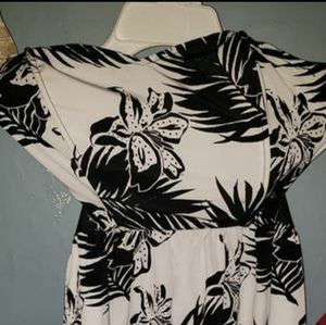 BB Dotota black and white sundress